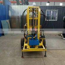35 Horsepower Easy to Move Portable Water Well Drilling Rig Drilling Machine With Big Wheels for Sale thumbnail-1