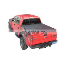 HFTM Soft Retractable Tonneau Cover Navara Price for Pickup Car Use With High Quality Soft Tri Fold Type Bed Storage Tonneau thumbnail-1