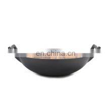 Kitchen Cooking Utensils Cast Iron 36cm Round Pot Wok thumbnail-5