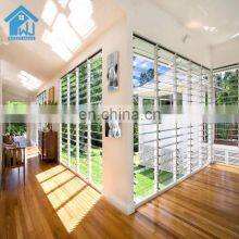 Electric Automatic Shutter Glass Louvre Aluminium Window thumbnail-1