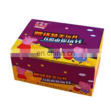 China Supplier Customized LOGO White Card Packing Ivory Board Coated Paper Packaging Box Custom Corrugated Toy Packaging Boxes