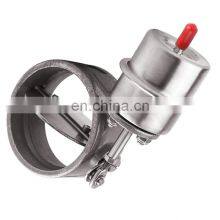 2.5in 63mm Car Exhaust Control Valve Boost Vacuum Activated Exhaust Cutout/Dump Air Vent Outlet Fit for E30 Silver thumbnail-2