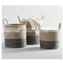 New Design High Quality Seagrass Basket - Natural Woven Seagrass Basket. MS. SANDY (+84 587 176 063) 99 Gold Data