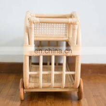 Hot Sale Rattan Toys Storage Wicker Car Sustainable Natural Children Toy Kid's Doll Toy Vietnam Manufacturer thumbnail-5