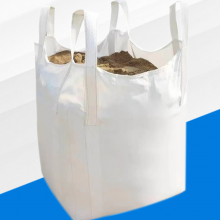 1 2 Ton Big Bag Packing Sack Plastic Container Bag Transparent for Mash or Sand or Wood Top Cross Customized Logo Bulk Flat Loop thumbnail-3
