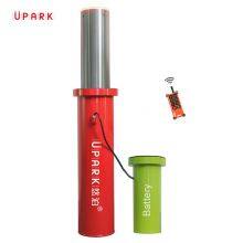 UPARK K12 M50 219*600mm Battery Model Wireless Remote Automated Pop Up Tested Bollard for Car Parking Space thumbnail-1