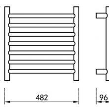 Wall Mount Electric Towel Rack Towel Warmer Towel Heater Electric Towel Shelf Model YC4848-7 thumbnail-2