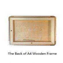 A4 (29.7*21cm) Xuan Paper Hard Paper Protection Artwork Business Certificate Wood Frame thumbnail-3