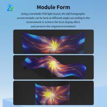 Shopping Mall Window Glass Transparent Advertising P2.5 P3.91 P6.25 Led Holographic Screen thumbnail-5