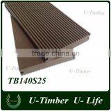 Color Mix Outdoor Grey Wood Composite Decking Exported to Spain thumbnail-4