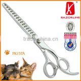 PK15TA SUS440C Pet shear For Professional barber scissors