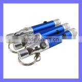 Mini Pocket Compass Keychain Survival Whistle thumbnail-1