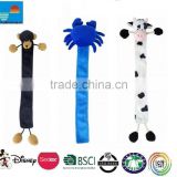 plush bookmark/custom animal design bookmark plush toy/soft plush animal bookmark toy