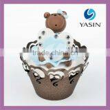 Heart to Heart Style Laser Cut Cupcake Wrappers