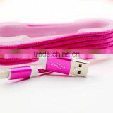 Nylon Braided USB Charging Data Cable Data Syne Cable for Iphone thumbnail-2