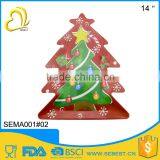 High Quality Plastic Tree Shape Christmas Candy Dishes thumbnail-1