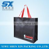 wholesale promotional advertising logo printed recyclable foldable pp non woven bag