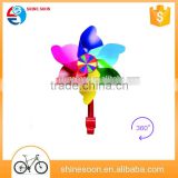 OEM colorful kid bicycle windmill with high strength nylon rod, Children's bicycles / scooters accessories