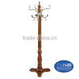 Wooden Clothes Tree,2014 Classical Style Rubber Wood in Redwood(S-701) thumbnail-1