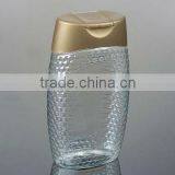 Flip Top Clear Plastic Honey Bottle