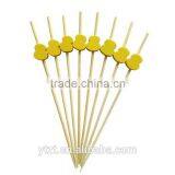 18cm Nature Color Party Cocktail Looped Heart Bamboo Skewer thumbnail-6