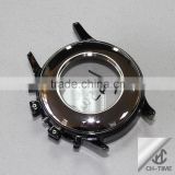 3atm 10atm water resistant Ion plated stainless steel transparent watch case 316l manufacturer