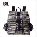 China Supplier Thinkee Backpack Fashion Small Drawstring Backpack Girls Canvas Backpack