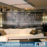 Full Color Printing Any Size Custom Image PVC Advertising One Way Flim Sticker,One Way Vision Film Glass Sticker thumbnail-3