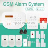 New self defense GSM Alarm System , best gsm home alarm system with Relay output of wireless socket can be controlled by SMS/APP