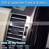 New Arrival 1.52x20M Decorative 5D Carbon Fiber Vinyl Foil thumbnail-3
