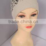 Top Selling Knitted Design Acrylic Material Custom Printed Beanie thumbnail-3