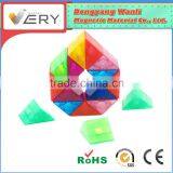 Attractive Top Educational Toys Magblocks VERYMAG Pre-school Learning Safe Magnetic Construction Flexible Magnet Puzzle thumbnail-1