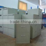 Knocked Down High Quality Anti-tilt 2 Drawer Steel Filing Storage Cabinet