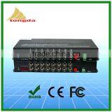 High Quality 1/2/4/8/16ch Video + 1ch RS485 Data Optical Video Converter