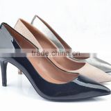 china new style genuine leather women fashion high heel shoes 2014