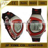 analog digital wrist watch pu silicone multi-function digital watch red w digital watch