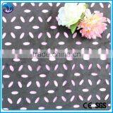 Faux Suede Stretch Polyester Spandex Blend Suede Material Fabric Holes Punch for Garment