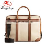 M4007 Alibaba express china wholesale PU leather blank embossed logo man briefcase