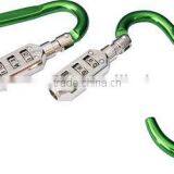 TC-470 2013New Hot Sale Mini Aluminum D Shape Camping Carabiner With Lock For Promotion
