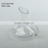 Different shape crystal glass wine decanter