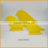 Yellow Color Ceramic Bird Figurine Porcelain Bird