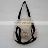 OEM China Factory Fashion Custom Cotton Shopping Bag White Portable Recyclable Shopping Cotton Bag thumbnail-2