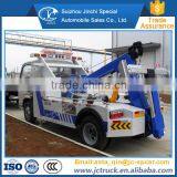 Euro 3 Euro 4 Emission Standard RHD Flatbed Towing Truck Wrecker Chinese Supplier thumbnail-1