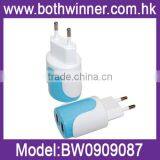 EU Double Usb Wall Charger 2.1A/1A