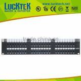 Cat.6 50 Port Voice Patch Panel,19'' 1U Network Patch Panel