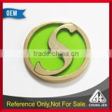 Customized cut out laser oem shopping cart trolley silver token