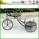 Sale Fashion Design Mosaic 2 Tier Bicycle Plant Stand Garden Decoration For Patio Park Landscaping I24M TS05 G00 X00 PL08-5709