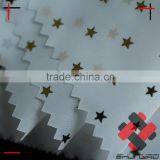 Gold Star Foil Polyester Taffeta Fabric thumbnail-4