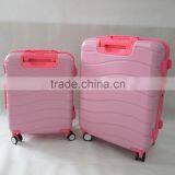 Frosted Curve-shape ABS+PC Fashion Trolley Luggage Set thumbnail-3