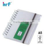 B5/A5/B6 PVC Spiral Note Book With Zip Lock Pocket thumbnail-2